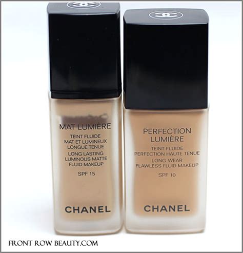 REVIEW: Chanel Pro Lumiere vs. Mat Lumiere Foundation